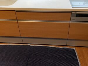 三重キッチン取付け隊　ビルトイン食洗機の後付け新設　施工前